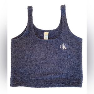 Calvin Klein CK One Plush Sleep Cropped Tank